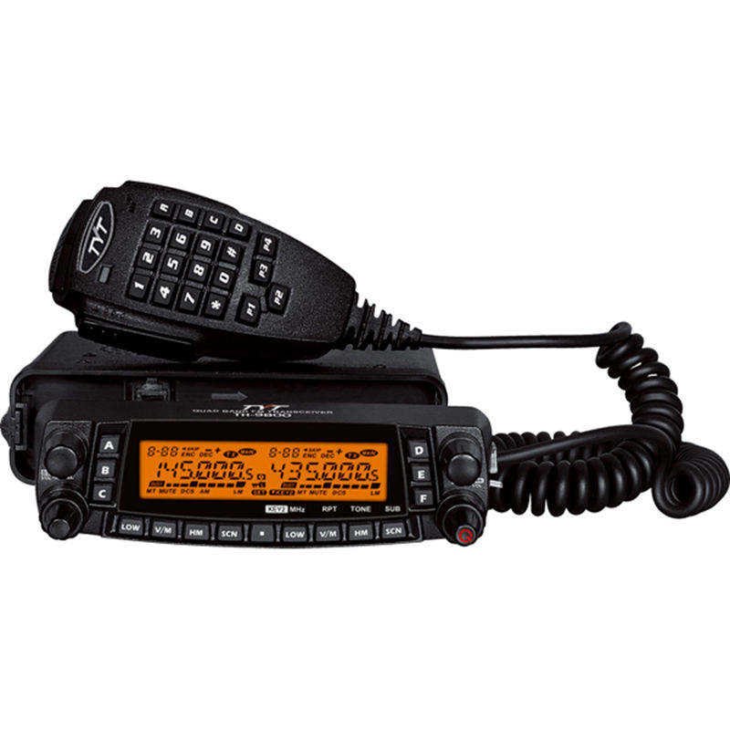TYT TH-9800 Long Distance 100km CB Radio 50W Quad Band 809CH Mobile Car Transceiver 29/50/144/430 MHz Frequencies Walkie Talkie